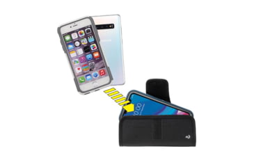 Image of Nite Ize Fits All Horizontal Phone Case, Black, XXL, CCSF2L-01-R3