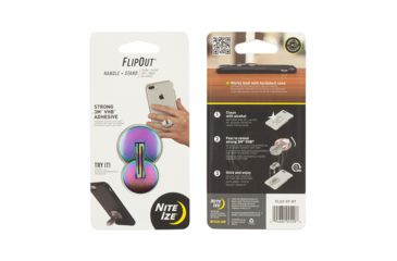 Image of Nite Ize FlipOut Handle with Stand, Spectrum, One Size FLO2-07-R7