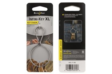 Image of Nite Ize Infini-Key Clip,Stainless Steel,XL KICL-11-R3