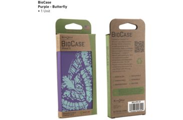 Image of Nite Ize iPhone 5 BioCase - Purple Butterfly Print BIO-IP5-23G1
