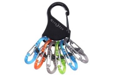Image of Nite Ize KeyRack Locker Stainless - S-Biner Plastic MicroLocks KLKP-01-R3