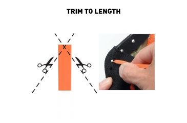 Image of Nite Ize KnotBone Stretch LaceLock System,Bright Orange KBLL-31-2R7
