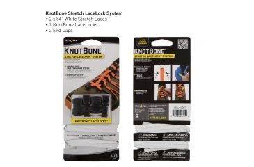 Image of Nite Ize KnotBone Stretch LaceLock System,White KBLL-02-2R7
