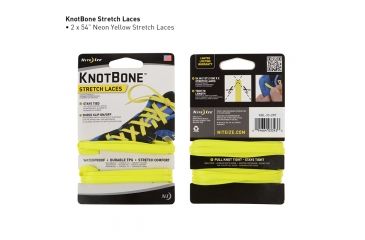 Image of Nite Ize KnotBone Stretch Laces,Neon Yellow KBL-33-2R7