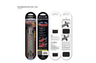 Image of Nite Ize Nite Dawg LED Collar Cover - Grey NDCC-03-09