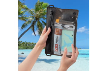 Image of Nite Ize RunOff Waterproof Medium Travel Pouch, Charcoal, Medium, ROFM-09-R3