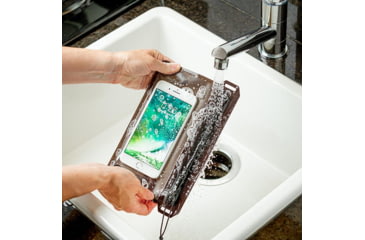 Image of Nite Ize RunOff Waterproof Small Travel Pouch, Charcoal, Small, ROFS-09-R3