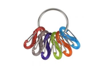 Image of Nite Ize S-Biner KeyRing, Stainless, KRG2-11-R3