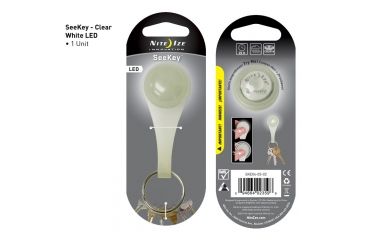 Image of Nite Ize SeeKey LED FOB, Clear Plastic/White SKE04-03-02