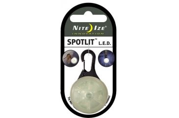 Image of Nite Ize SpotLit LED Clip On Safety Light White SLG-03-02