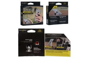 Image of Nite Ize Steelie HobKnob Kit for Smartphones w/Magnetic Mount STHMK-M1-R8
