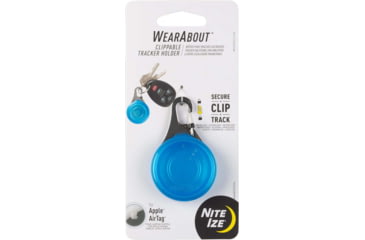 Image of Nite Ize Wearabout Clippable Tracker Holder, Blue - WAT-03T-R6