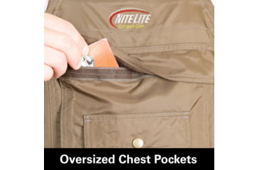 Image of Nite Lite Pro Non-Insulated Bib - Mens, Small, Brown, NLHAB - Small