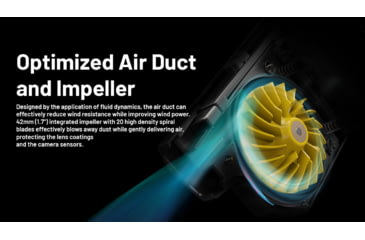 Image of Nitecore BB21 Rechargeable Air Duster for Cameras/Electronics, Black, ACC-NITE-BB21