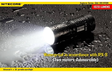 Image of Nitecore EA41 Explorer Series 1020 Lumen Pocket Search Flashlight, Black, 6952506401321