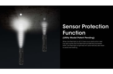 Image of Nitecore EDC29 Lithium Ion 6500 Lumens Flat LED Flashlight, Black, EDC29