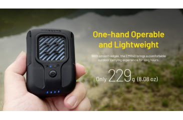 Image of Nitecore EMR40 Portable Rechargeable Multipurpose Mosquito Repeller, Black, ACC-NITE-EMR40-BK