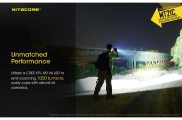 Image of Nitecore MT21C 1000 Lumen Multifunctional 90 Degree Adjustable Right Angle Flashlight, Black, 6952506404537