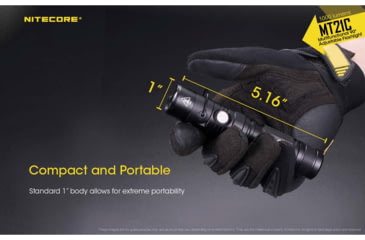 Image of Nitecore MT21C 1000 Lumen Multifunctional 90 Degree Adjustable Right Angle Flashlight, Black, 6952506404537