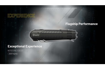 Image of Nitecore EDC37 USB-C Rechargeable 8000 Lumens LED EDC Flashlight