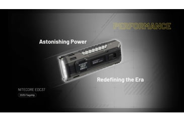 Image of Nitecore EDC37 USB-C Rechargeable 8000 Lumens LED EDC Flashlight