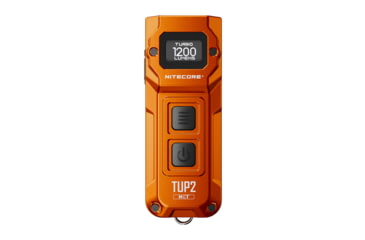 Image of Nitecore TUP2 MCT Rechargeable Keychain EDC Lithium Ion 1200 Lumens LED Flashlight, Orange, 6952506409549