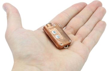Image of Nitecore TINI-Cu 1 x Li-ion Battery Pack CREE XP-G2 S3 LED USB-Rechargeable Key Flashlight, 380 Lumens, Copper, TINI-CU