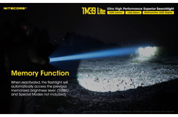 Image of Nitecore TM39 Lite 5200 Lumen 1640 Yard Long Throw Flashlight, Black, 6952506405909