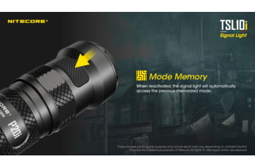 Image of Nitecore TSL10i 4r Color Signal Light Tailcap for P20i, and i4000R Flashlights, Black, 6952506494323