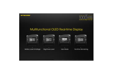 Image of Nitecore TUP 1 x 3.7V Li-ion CREE XP-L HD V6 LED Keychain Flashlight, 1000 Lumen, Black, 6952506404940