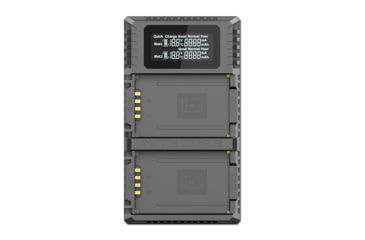 Image of Nitecore ULM10 Pro Digital QuickCharge 2.0 USB Battery Charger for Leica BP-SCL5 Batteries, Black, 6952506492725