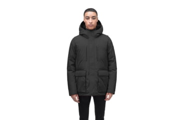 Image of Nobis Geo Short Parkas - Mens, 3LBlack, Extra Large, GEO-3LBlack-XL