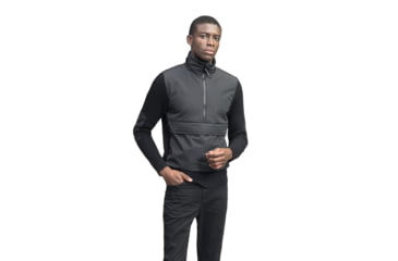 Image of Nobis Wai Half Zip Sweaters - Mens, Black, Extra Large, WAI-Black-XL