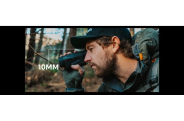 Image of NOCPIX 4x 35mm LUMI H35 Compact Thermal Monocular, 640x512, Black, LUMI-H35