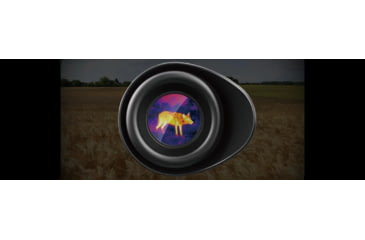 Image of NOCPIX VISTA, Thermal Imaging Sight, 2X Magnification, 50mm Objective, 1280X1024 Thermal Sensor, 1,200 Yard Laser Range Finder, Black VISTA-S50R