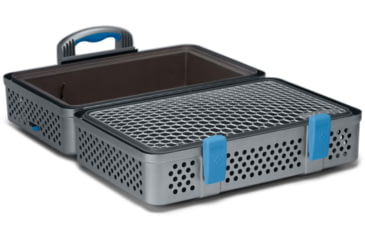 Image of Nomad Grills Barbecue Grill And Smoker, Blue, Medium, NG-2001-GG-BLU