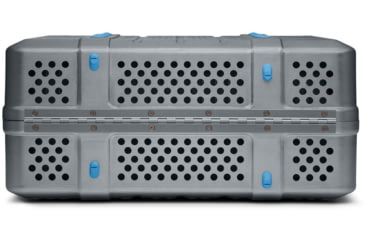 Image of Nomad Grills Barbecue Grill And Smoker, Blue, Medium, NG-2001-GG-BLU