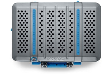 Image of Nomad Grills Barbecue Grill And Smoker, Blue, Medium, NG-2001-GG-BLU