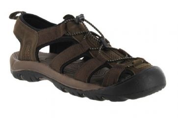 Image of Nord Trail Mens Blue River Open Heel Sandal,Brown,Size 8 2027484