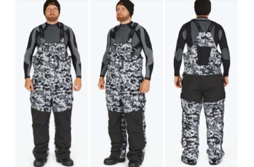 Image of Norfin Explorer Camo Heated Bibs - Mens, Camo, Medium, 359102-M