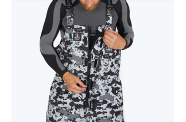 Image of Norfin Explorer Camo Heated Bibs - Mens, Camo, Medium, 359102-M
