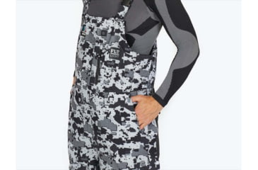 Image of Norfin Explorer Camo Heated Bibs - Mens, Camo, Medium, 359102-M