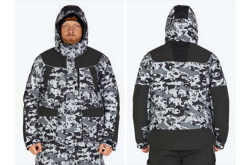Image of Norfin Explorer Camo Heated Parka - Mens, Camo, Medium, 358102-M