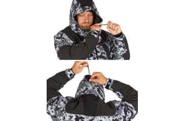 Image of Norfin Explorer Camo Heated Parka - Mens, Camo, Medium, 358102-M