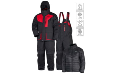 Image of Norfin Extreme 5 Bibs - Mens, Black, Medium, 338802-M