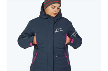 Image of Norfin Nordic Float Parka - Women's, Blue, Extra Large, 542804-XL