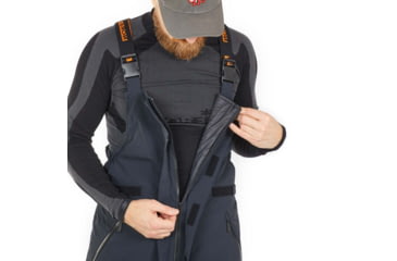 Image of Norfin Norfin Rebel Pro Insulated Rain Bibs - Men's, Gray, 2XL, 586005-XXL