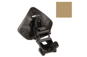 Image of Norotos AKAII Helmet Mount w/ Universal Shroud, PVS-7/14 &amp; 15/18/21 Adapter, Tan, One Size, 1841010TAN-4