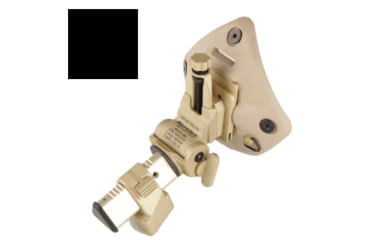 Image of Norotos INVG Helmet Mount w/ Universal Shroud, PVS-15/18/21/31, Black, One Size, NSN 5855-01-570-0321, 1821010BLK-2