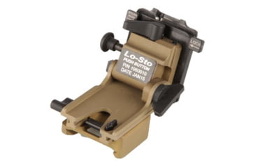 Image of Norotos LoSto Helmet Mount, Push Button, PVS-7/14, Coyote Brown, One Size, 1960010CB-3